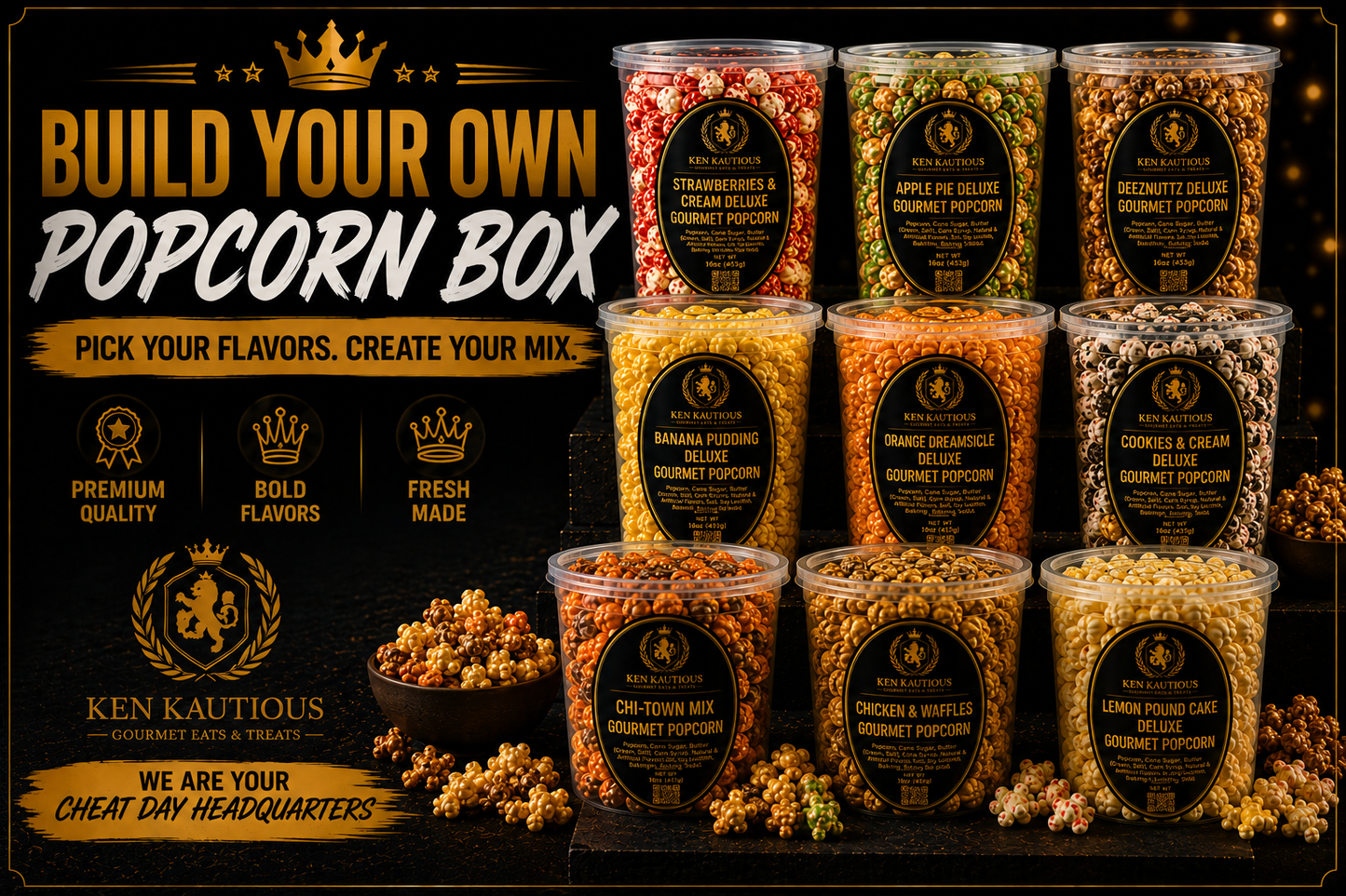 Build Your Own Gourmet Popcorn Bundle