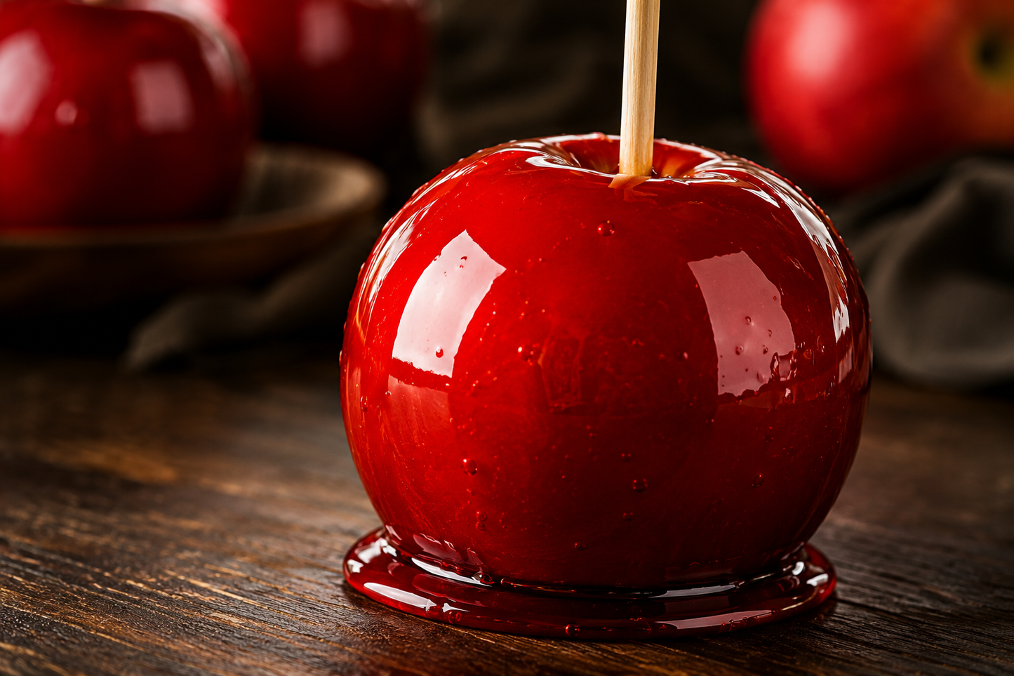 Classic Red Candy Apples- 6 Pack Preorder