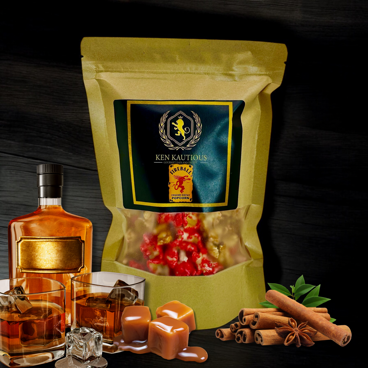 Fireball Whiskey Deluxe Popcorn