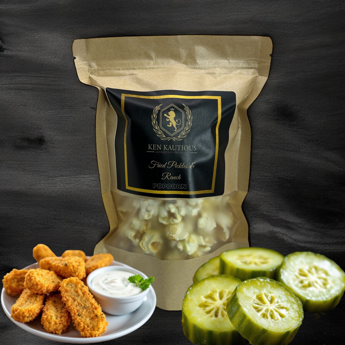 Fried Pickles & Ranch Popcorn