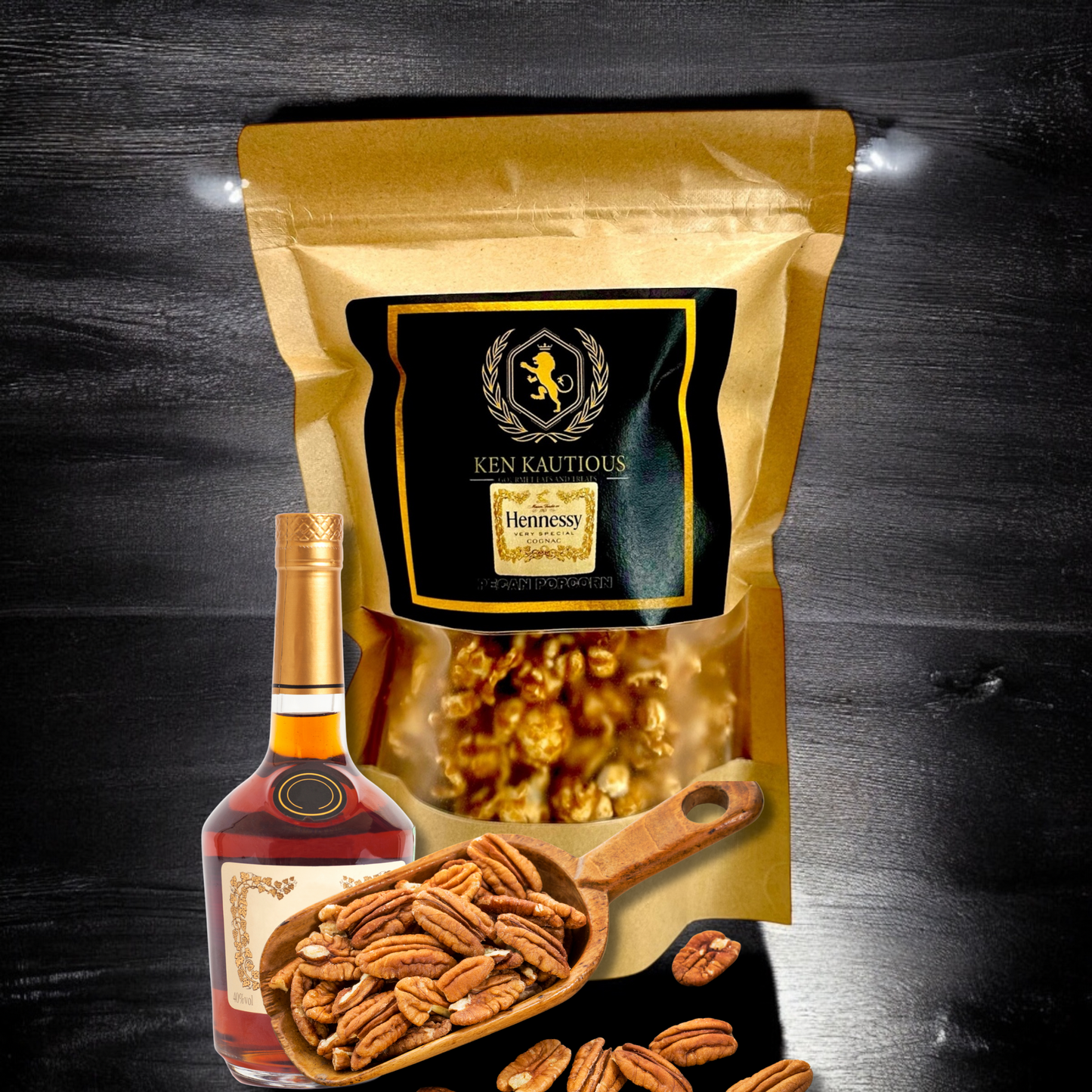 Hennessy Pecan Deluxe Popcorn