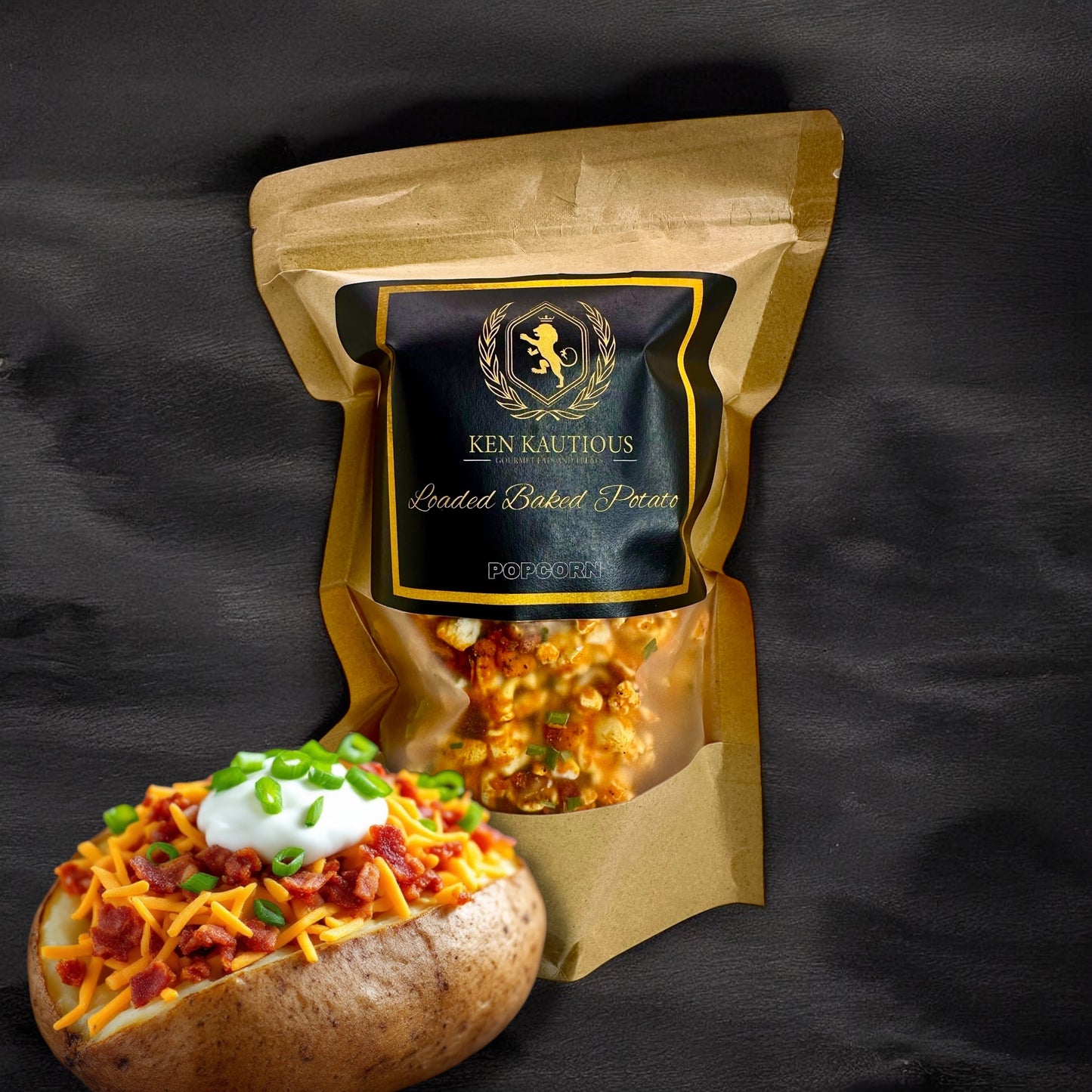 Loaded Baked Potato Popcorn