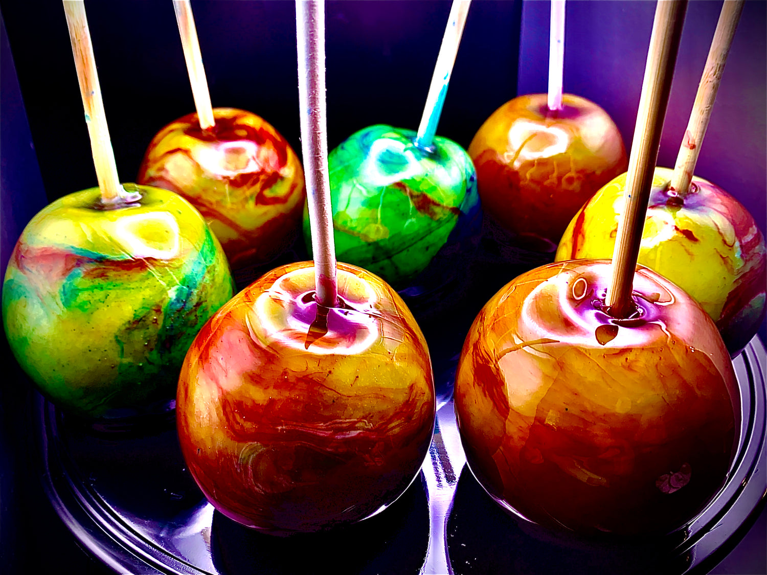 Galaxy Candy Apples