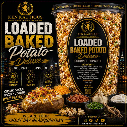 Loaded Baked Potato Popcorn