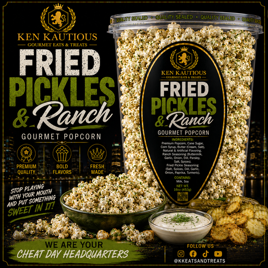 Fried Pickles & Ranch Popcorn