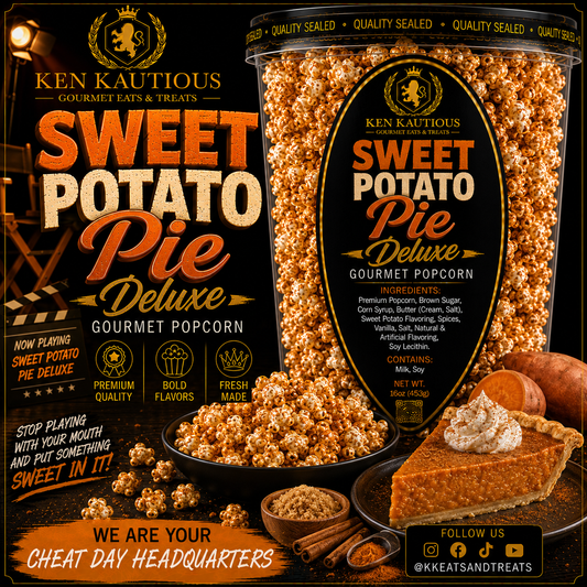 Sweet Potato Pie Popcorn