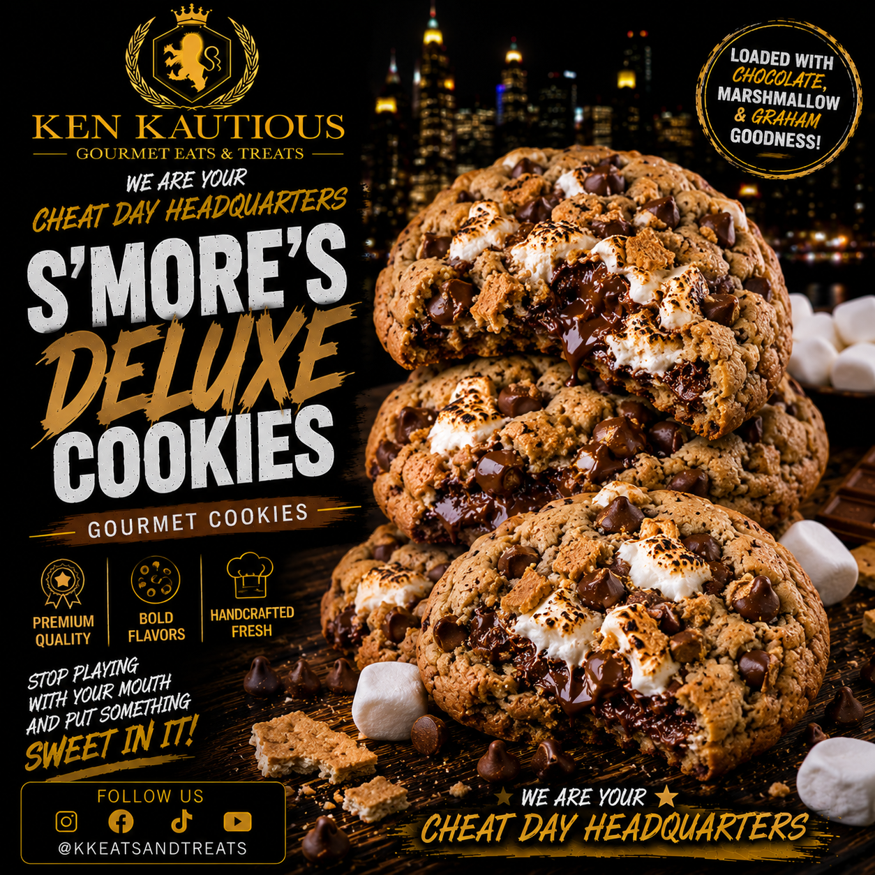 S'mores Deluxe Cookie (3pc)