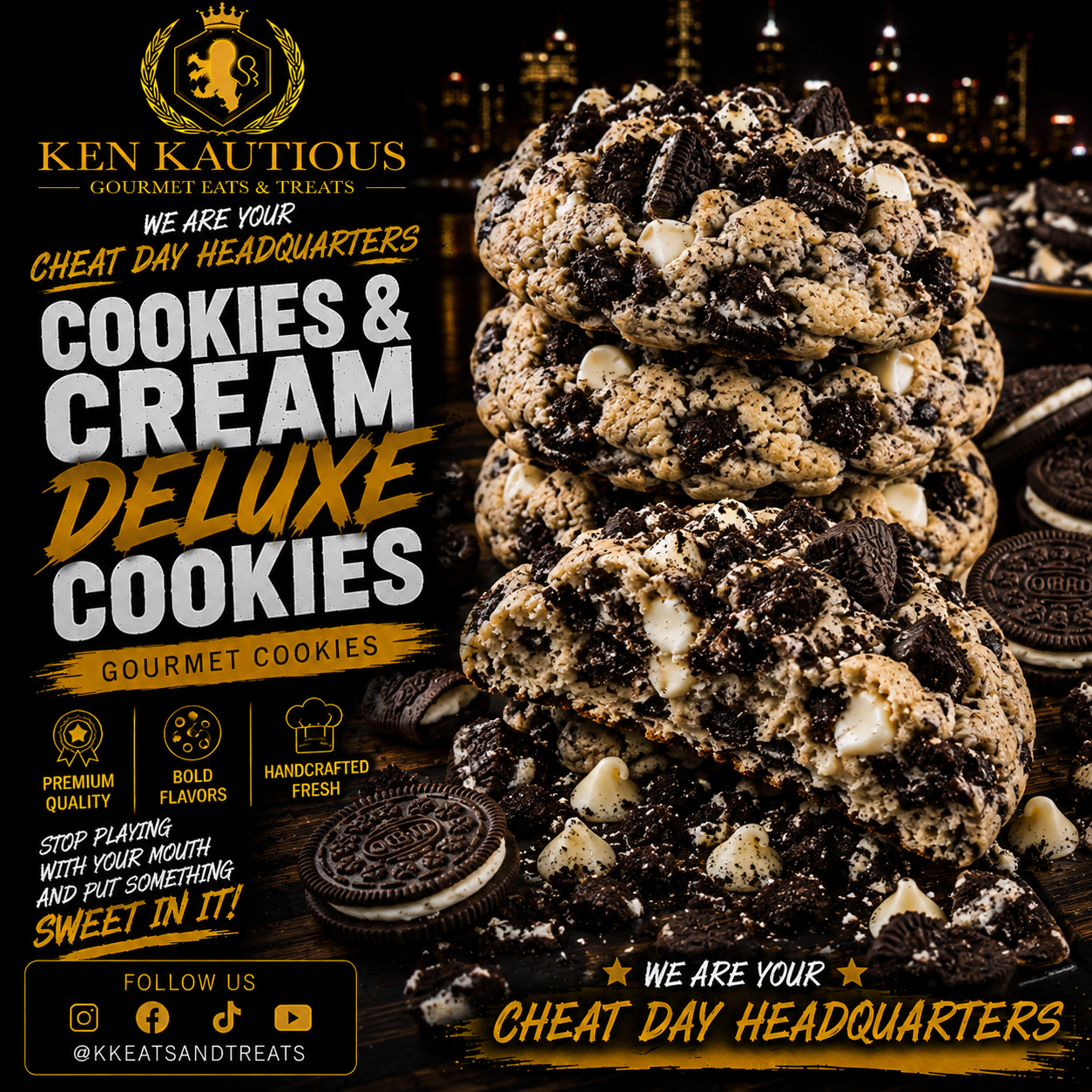 Cookies & Cream Deluxe Cookie (3pc)