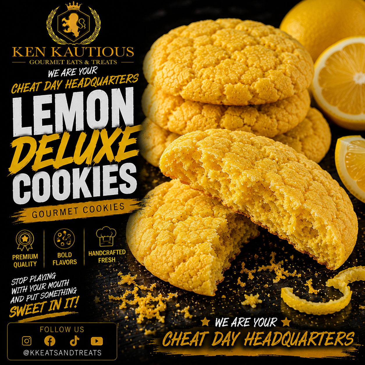 Lemon Deluxe Cookie (3pc)