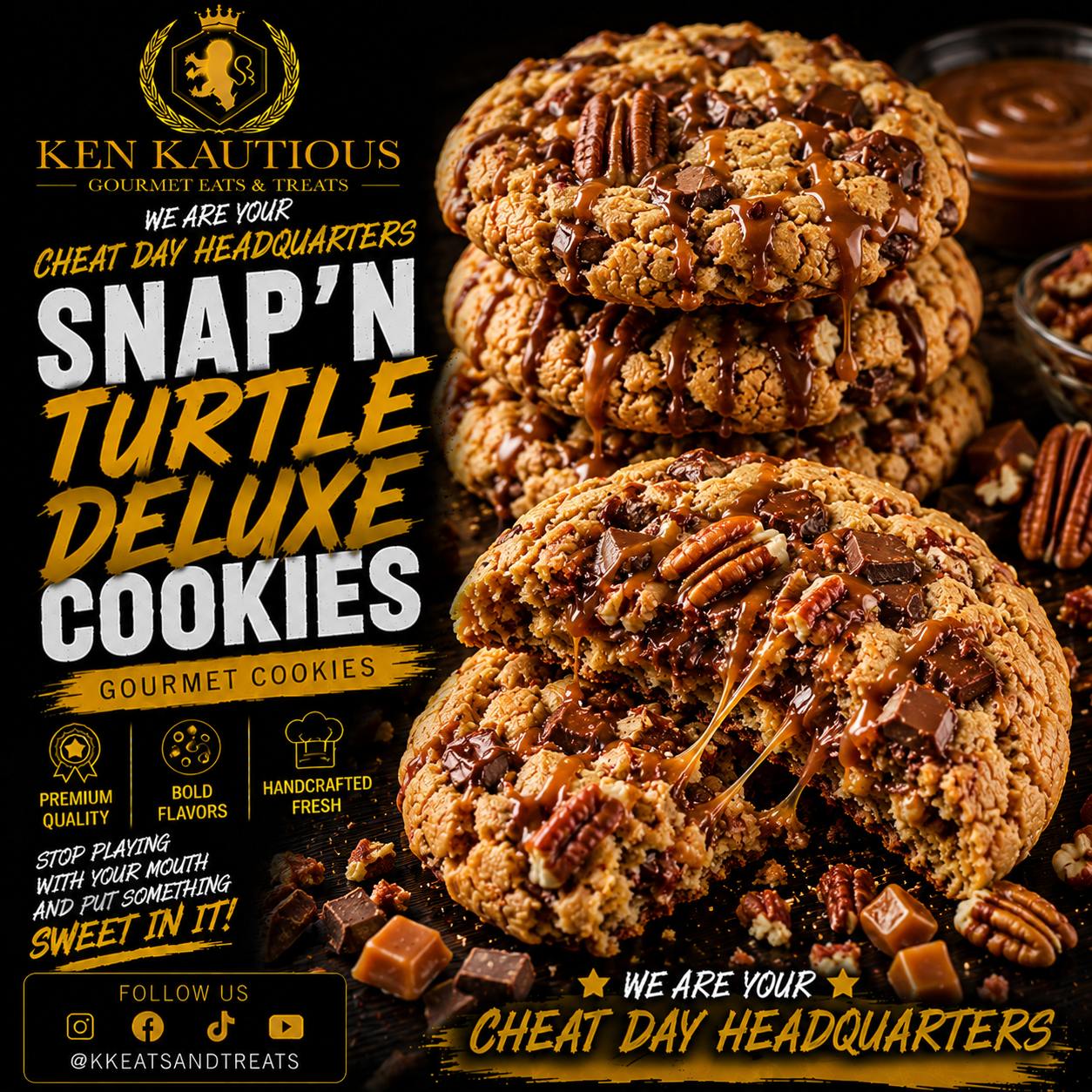 Snap'n Turtle Deluxe Cookie (3pc)