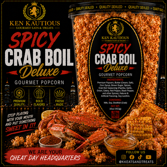 Spicy Crab Boil Popcorn